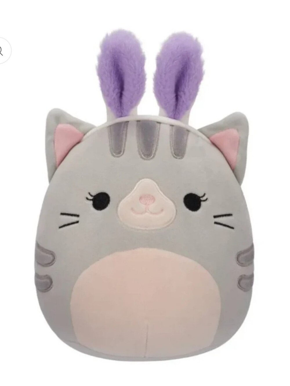 Tally Easter Bunny Ears Tabby Cat Squishmallows 5"
